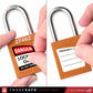 removable padlocks sticker labels included