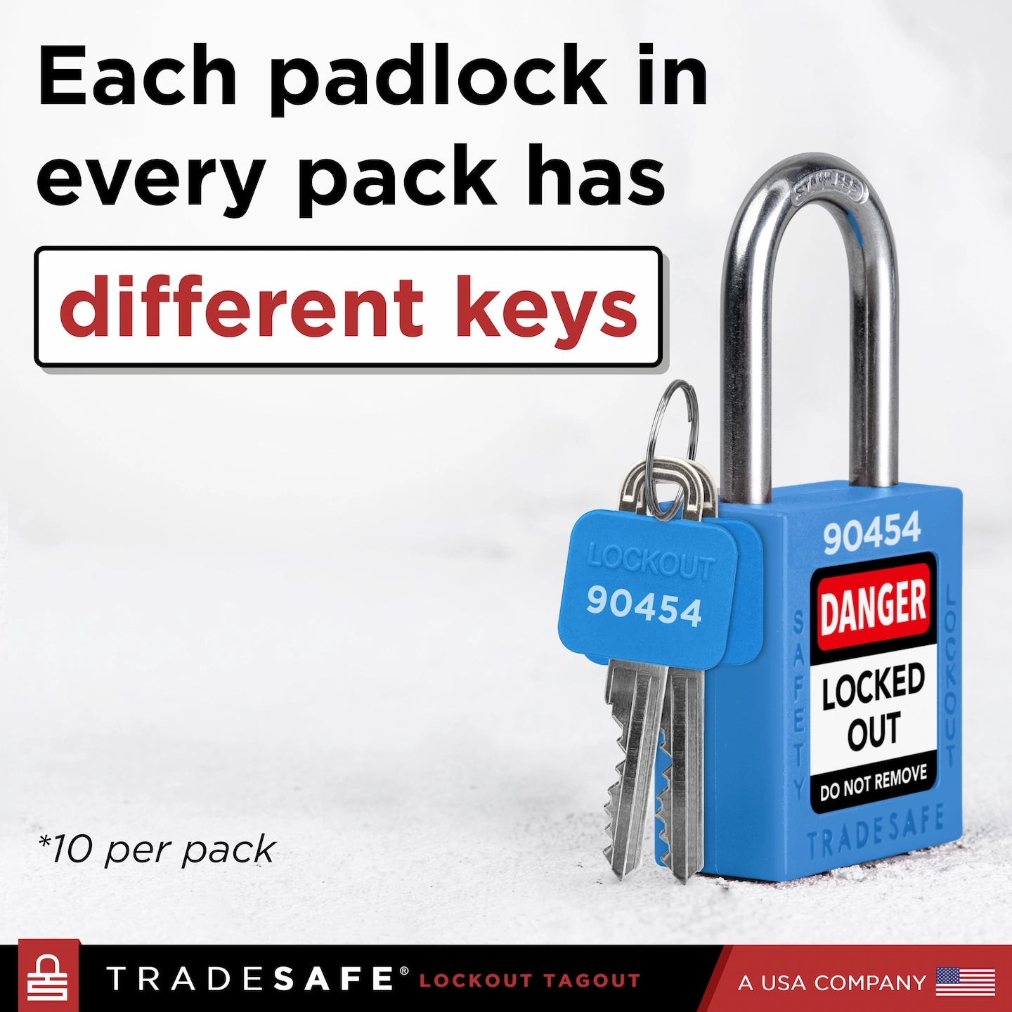tradesafe keyed different lock keying option explainer