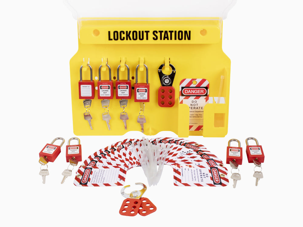 lockout station with inclusions