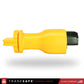 yellow plug lockout side view