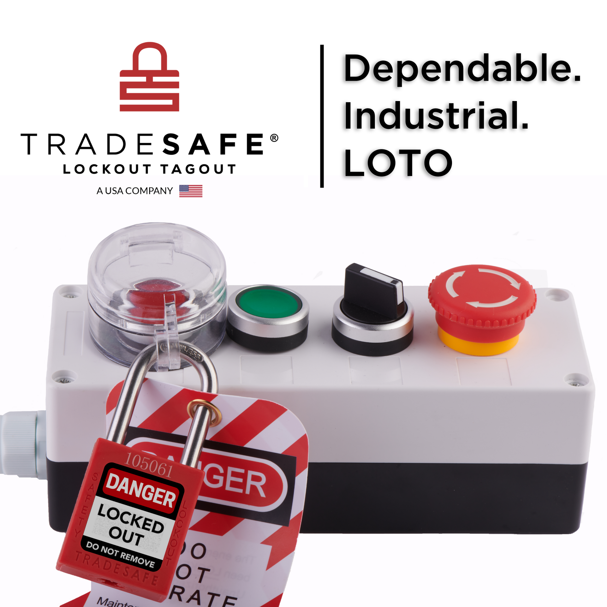 tradesafe branding: dependable industrial loto