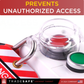 prevents unauthorized access to emergency push buttons