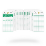 eye-level view of safety inspection tags 30-pack