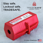 stay safe. lockout safe. tradesafe