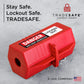 stay safe. lockout safe. tradesafe