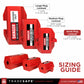 sizing guide of tradesafe 3 plug lockout tagout