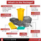 universal spill kit components inside the bin