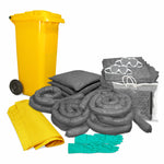tradesafe universal spill kit with bin