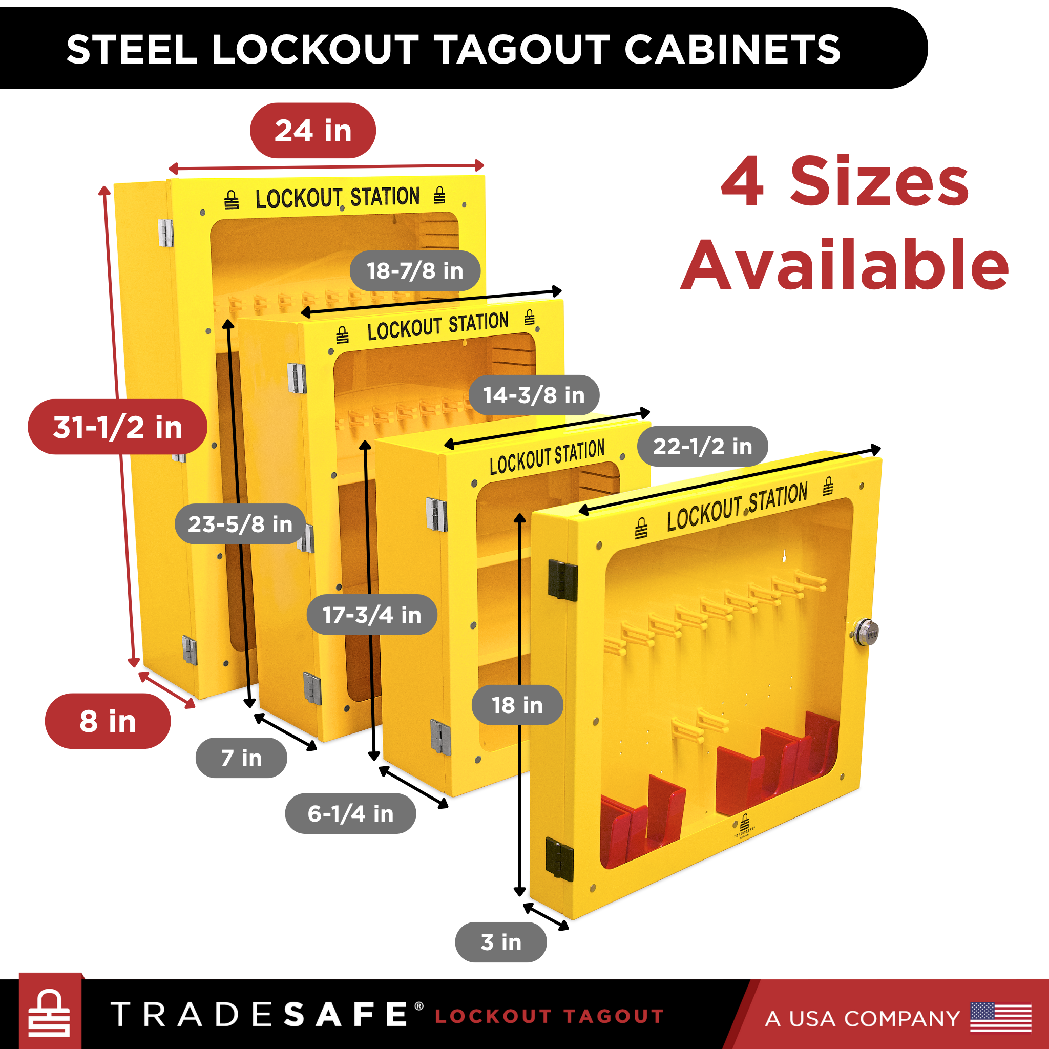 Lockout Tagout Cabinet Unfilled - 24
