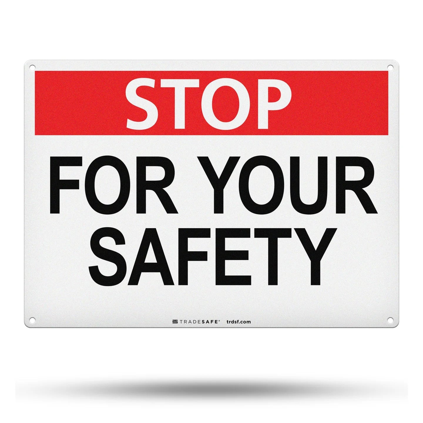 Safety Stop Signs - Aluminum Safety Sign | TRADESAFE