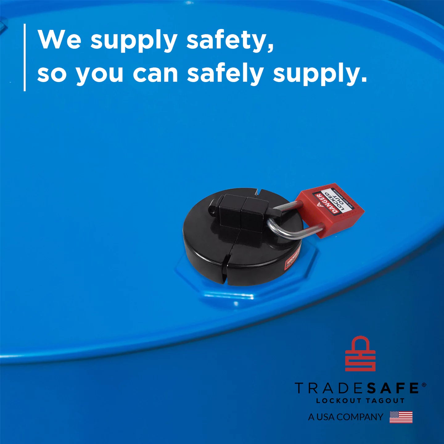 tradesafe drum lockout: we supply safety, so you can safely supply