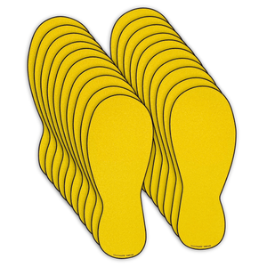 tradesafe footprint floor sticker