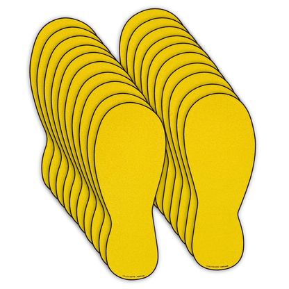 tradesafe footprint floor sticker