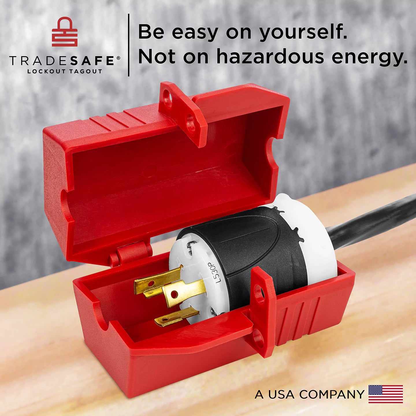 Medium Plug Lock Electrical Plug Lockout - 110 to 125V - 2 Pack | TRADESAFE