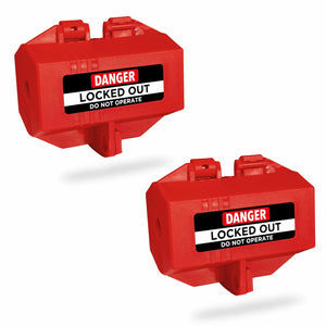 2 pack tradesafe electrical small plug lock out