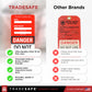 tradesafe scaffold inspection tags comparison with other brands