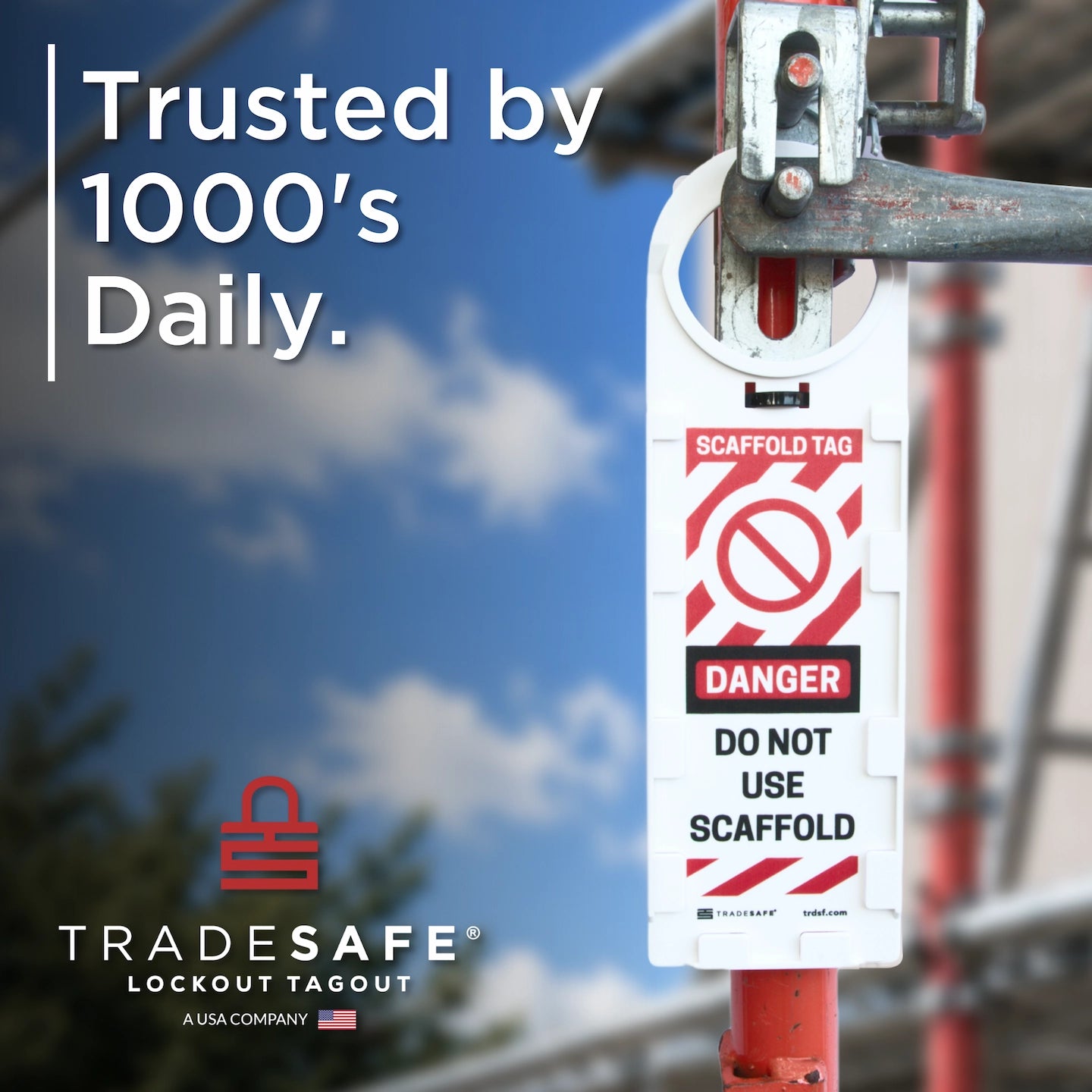 branding image for tradesafe scaffold tag holder