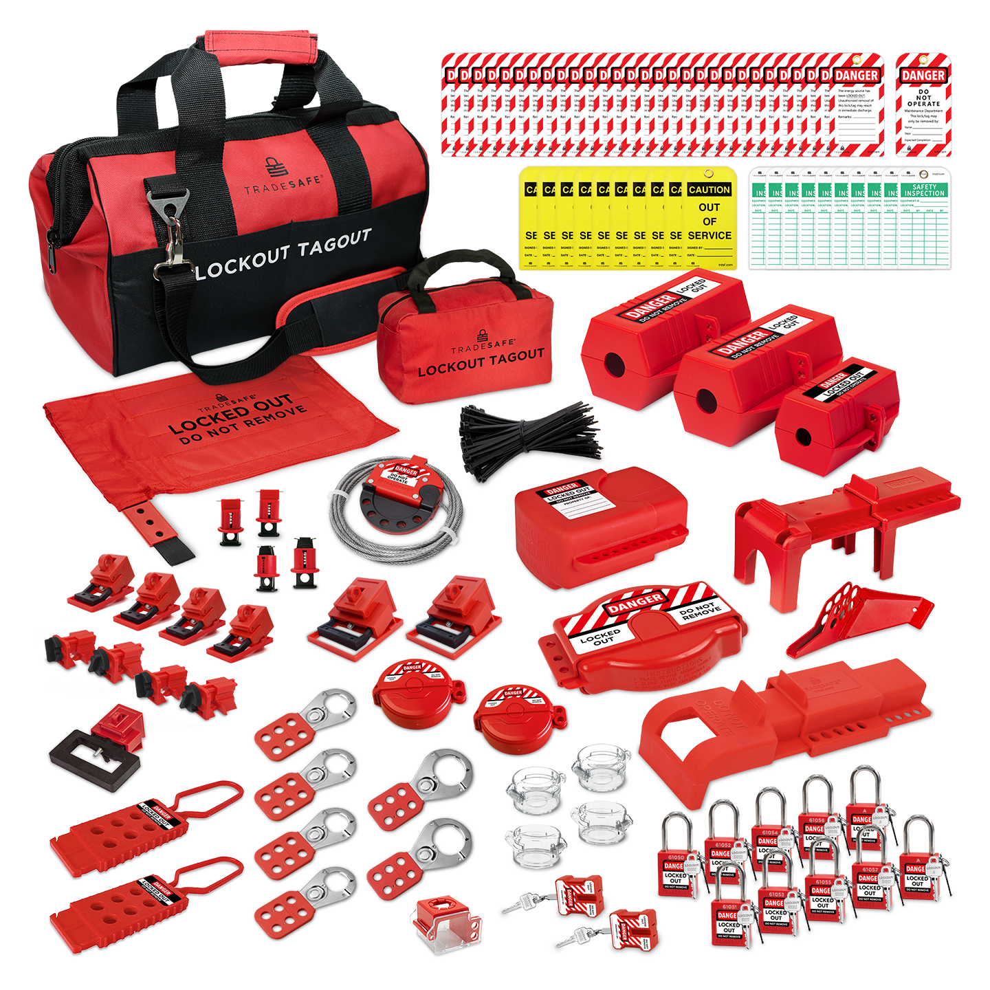 Ultimate Lockout Tagout Kit - 95 LOTO Devices