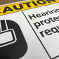 vibrant and highly visible vinyl sign