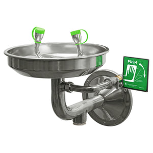 wall mounted eye wash station