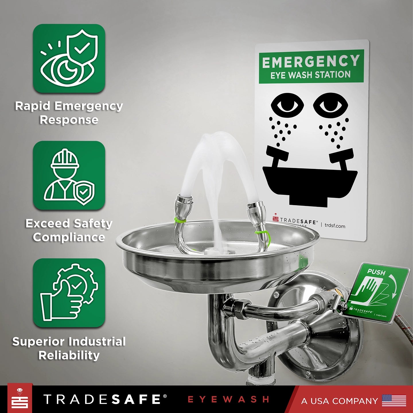 different benefits of emergency eye wash station