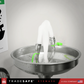 in use image of wall mounted eyewash station