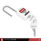 TRADESAFE lockout tagout padlock white