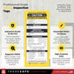 infographic for Tradesafe Red scaffold Inspection Tags with feature callouts