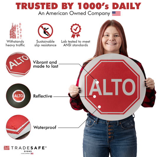 product attributes of alto sign