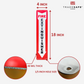 product dimensions of fire extinguisher sign
