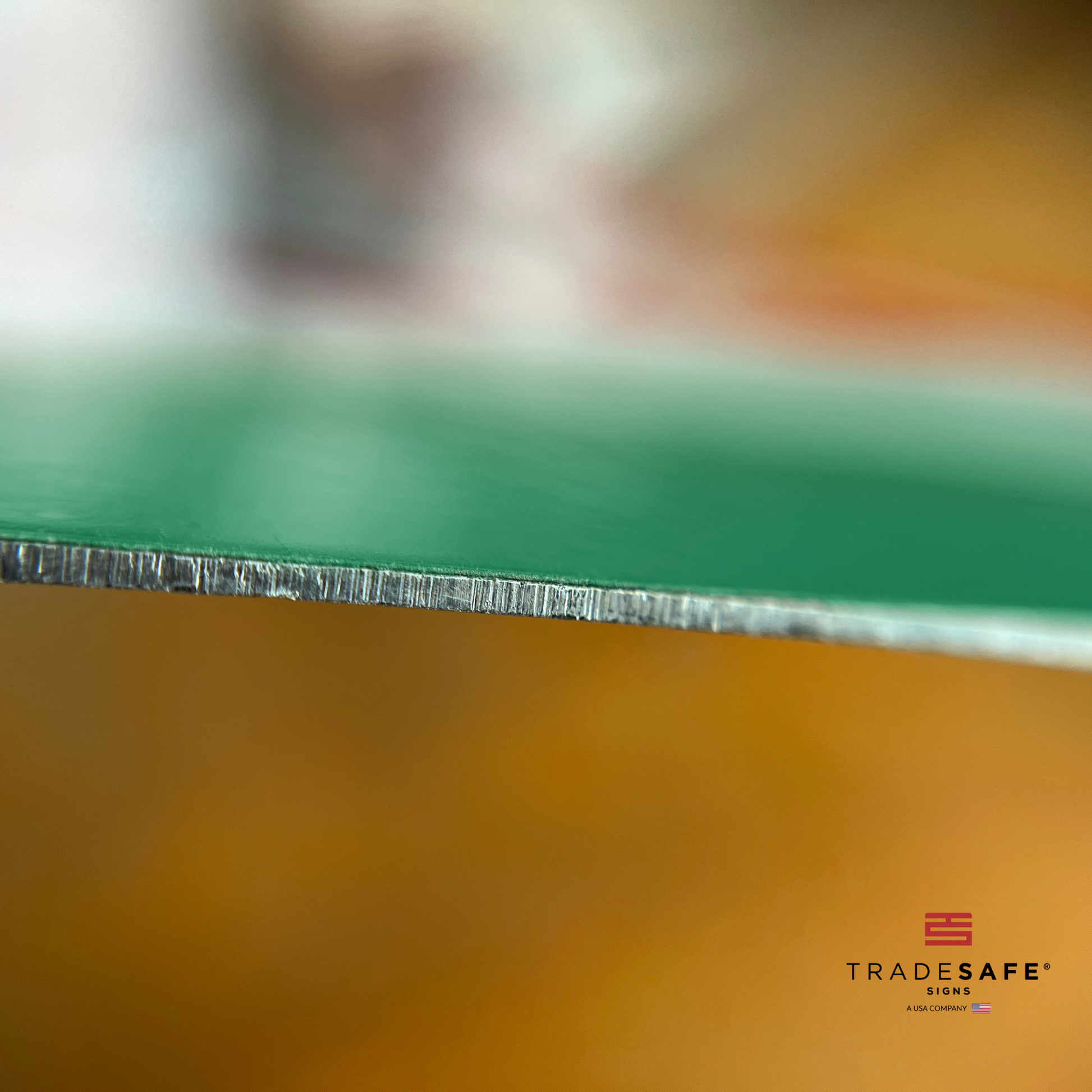 thickness of tradesafe's aluminum sign