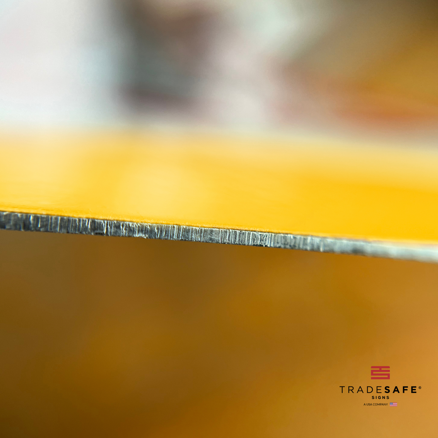 thickness of tradesafe's aluminum sign