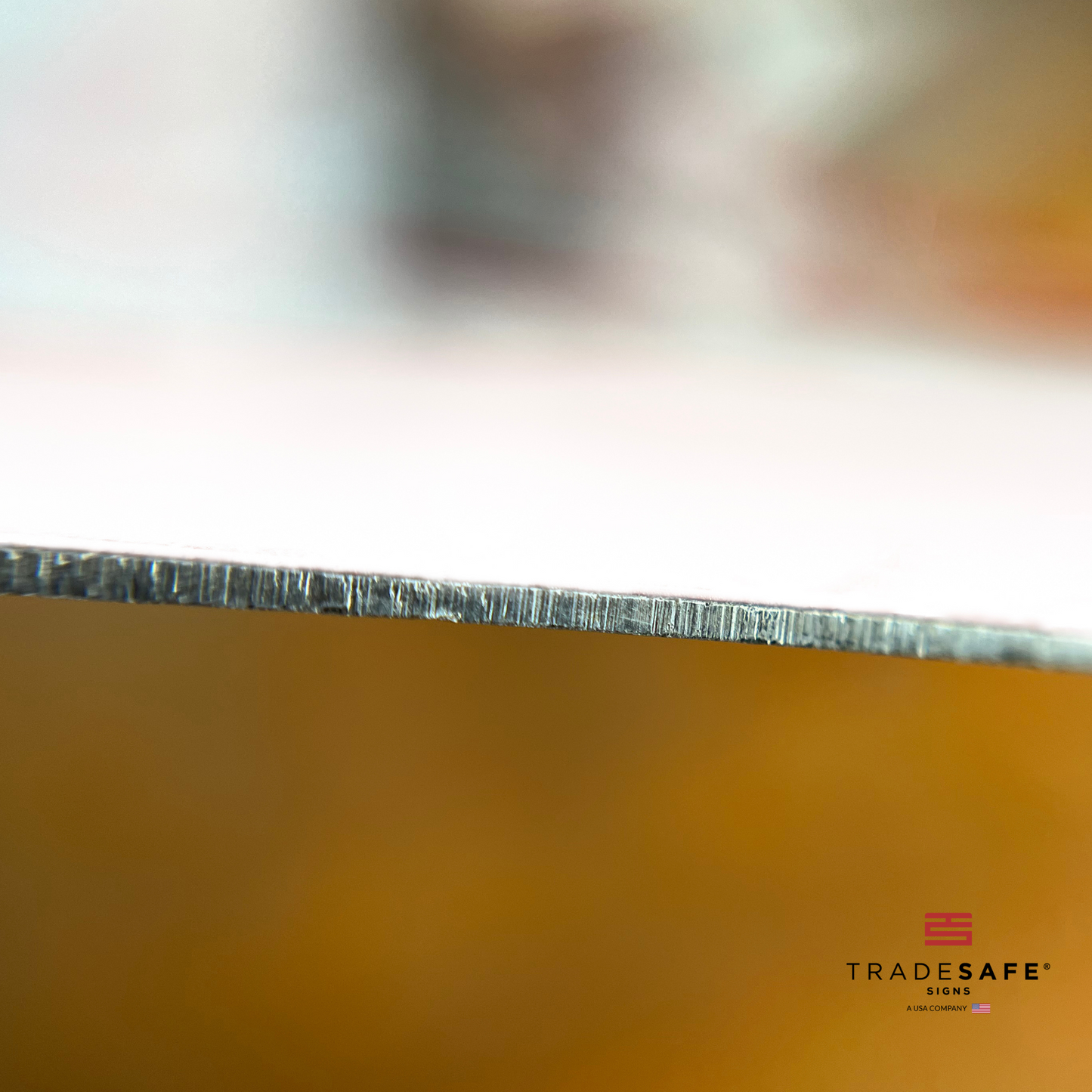 thickness of tradesafe's aluminum sign