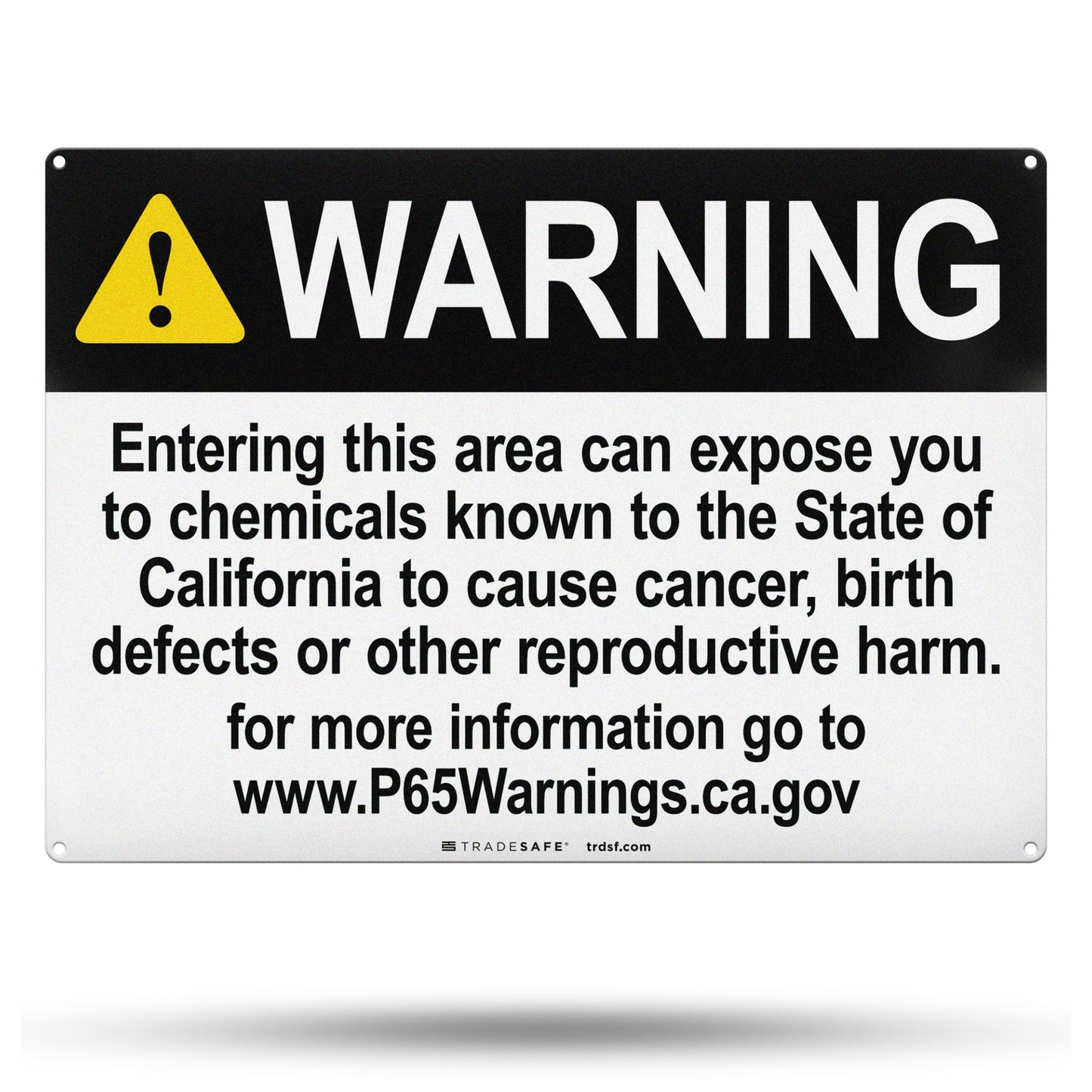 cancer and reproductive harm warning sign