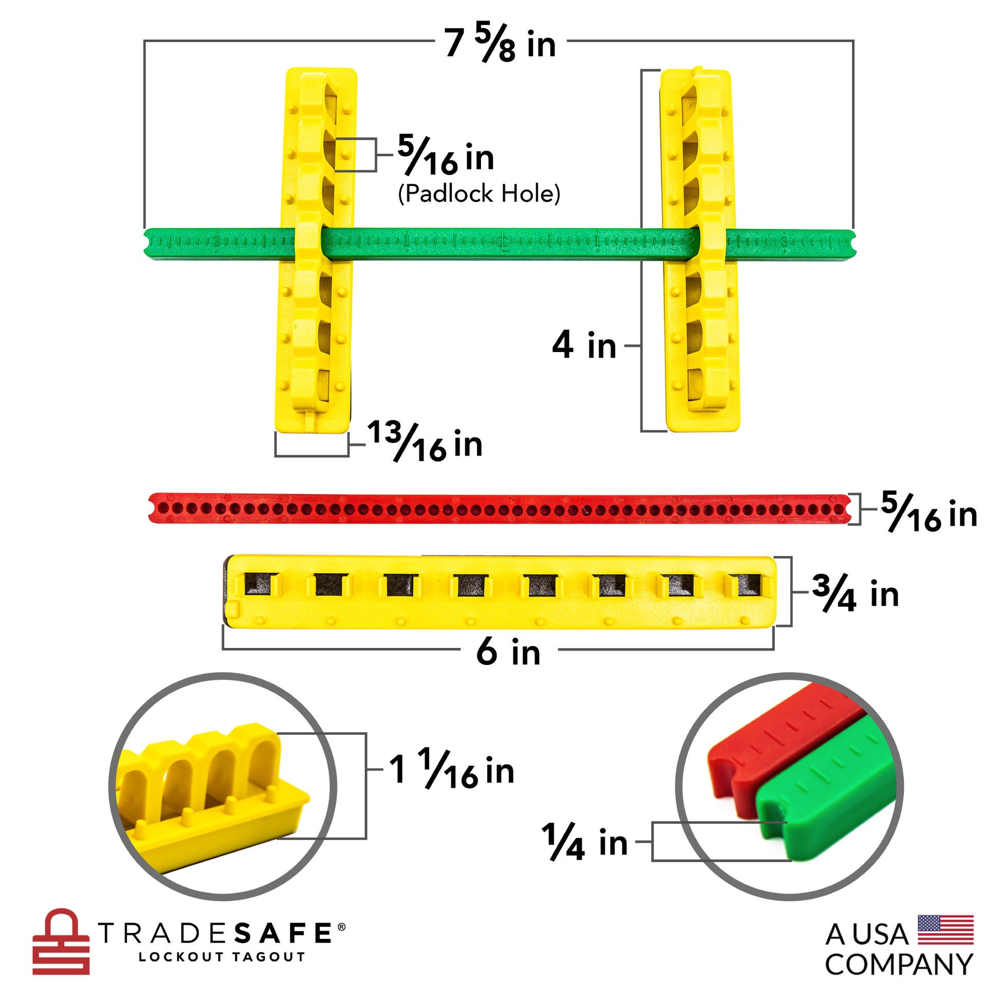 electrical breaker block components with dimensions