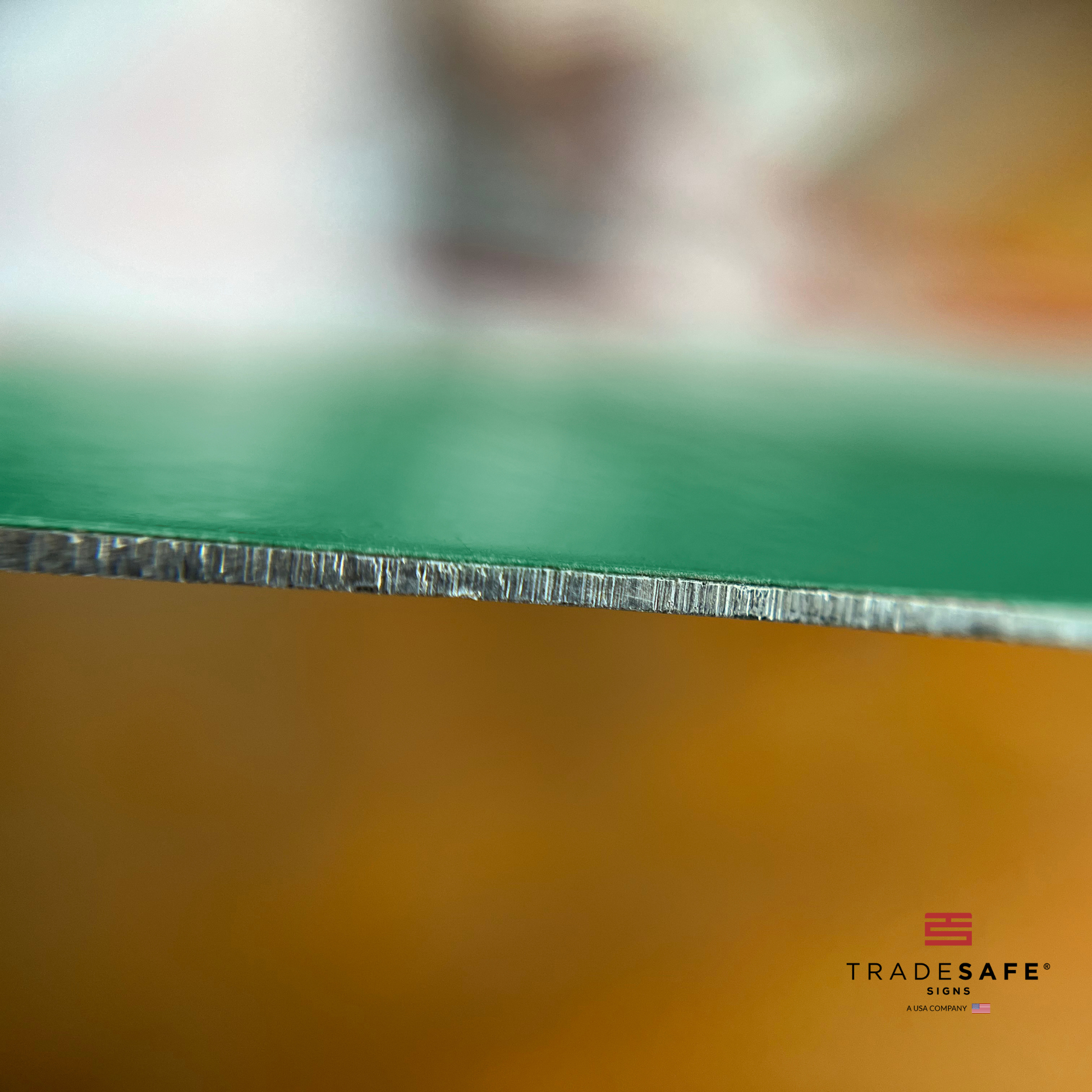 thickness of tradesafe's aluminum sign