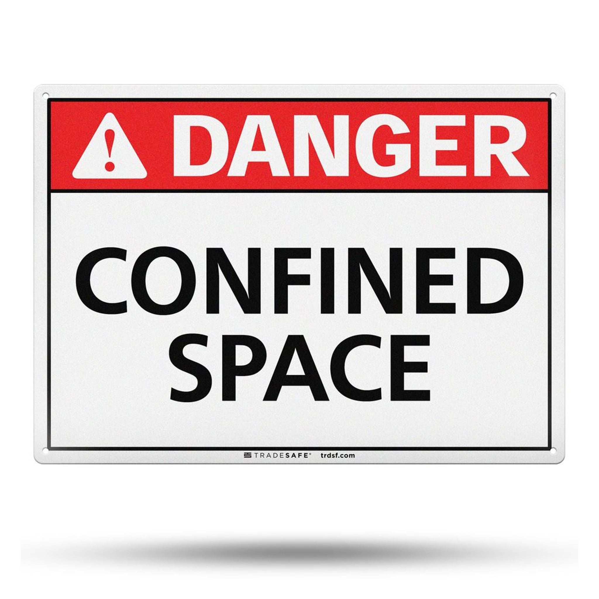 Confined Space Aluminum Sign