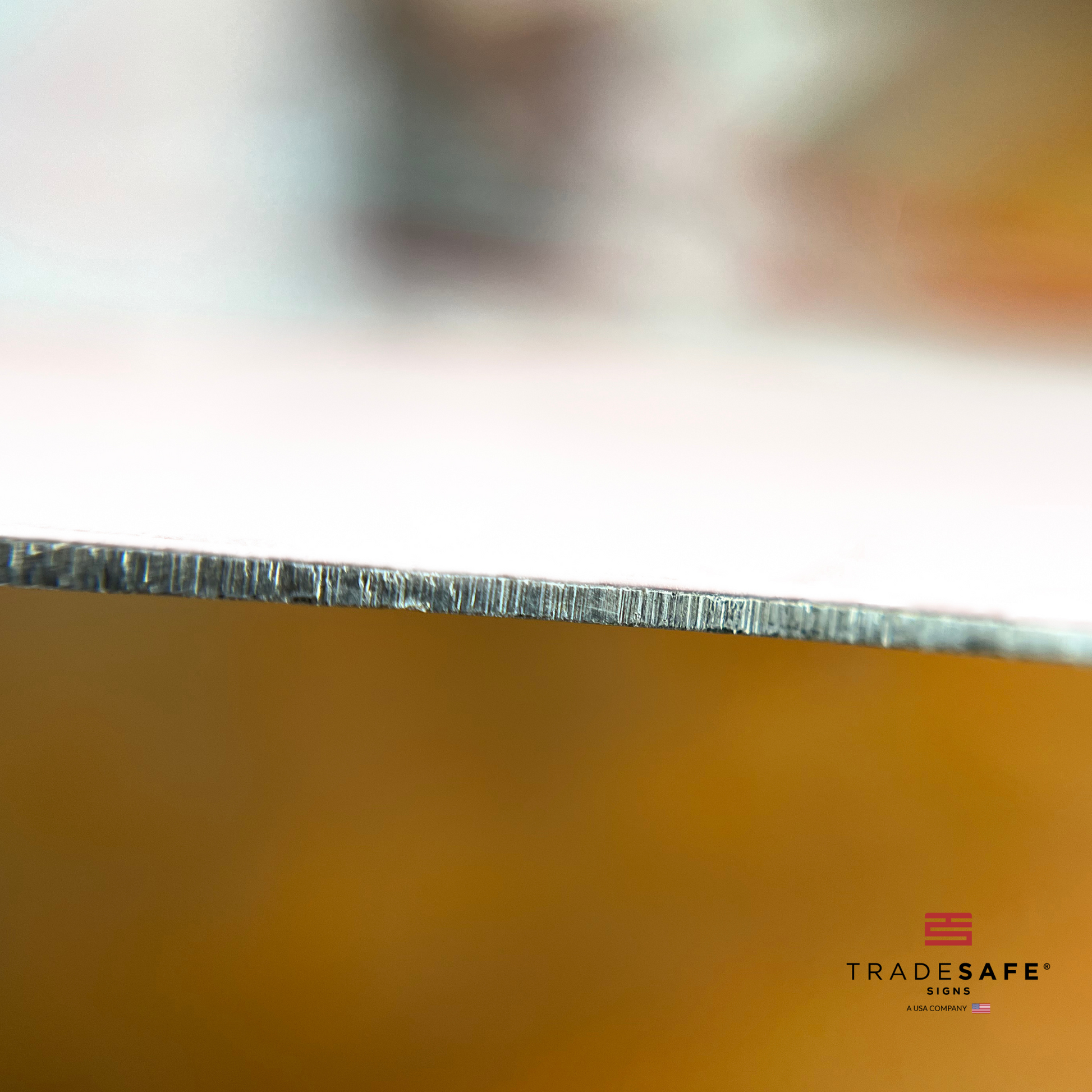 thickness of tradesafe's aluminum sign