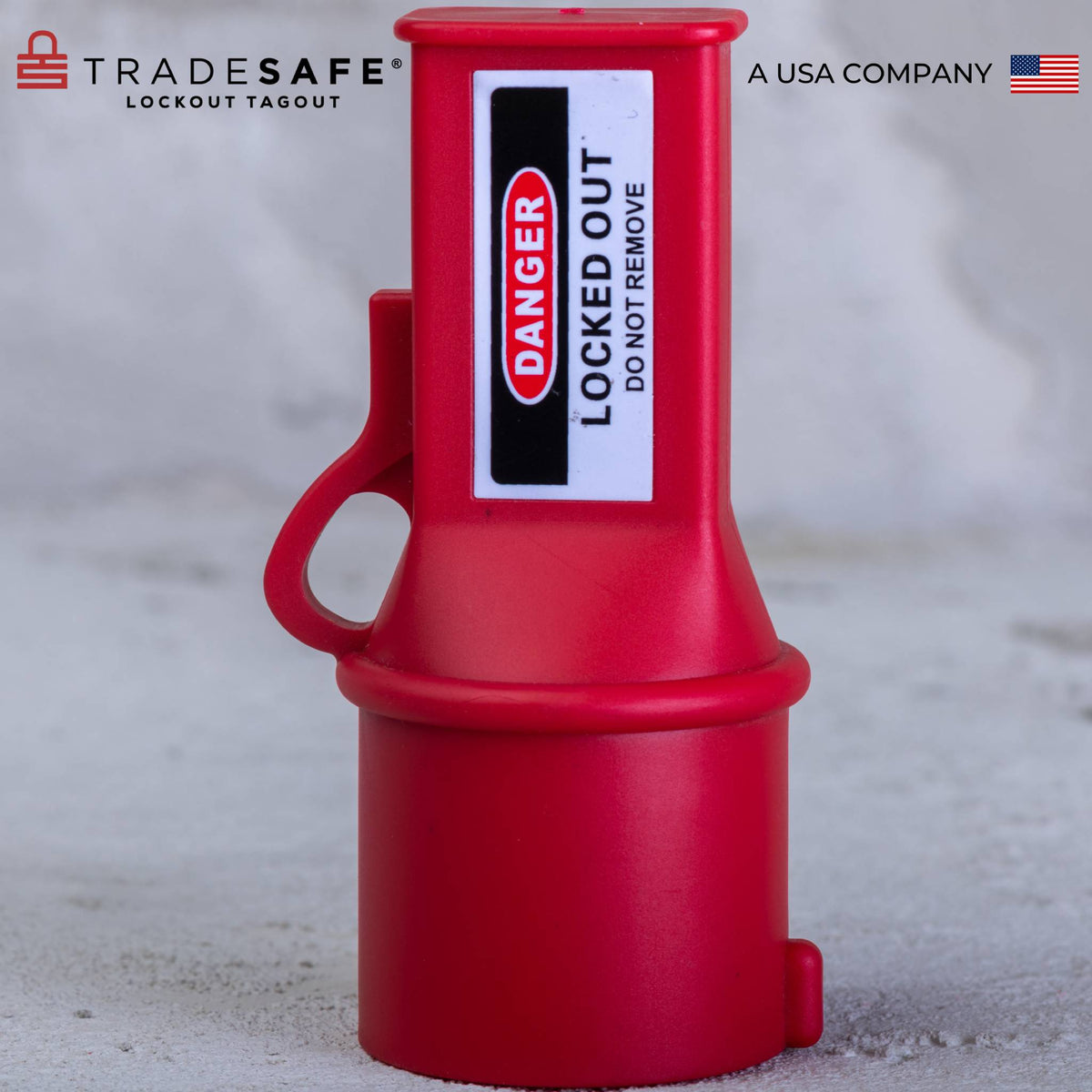 Single Socket Lock Pin and Sleeve Socket Lockout Device - 1 1/2