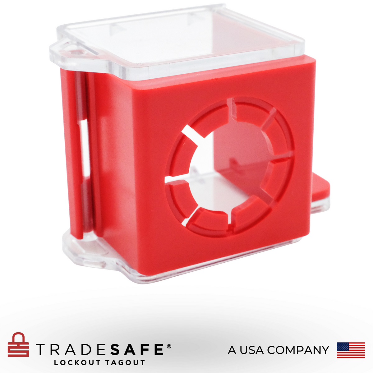 Lock Button Box Medium Push Button Cover Lockout - Box Type | TRADESAFE
