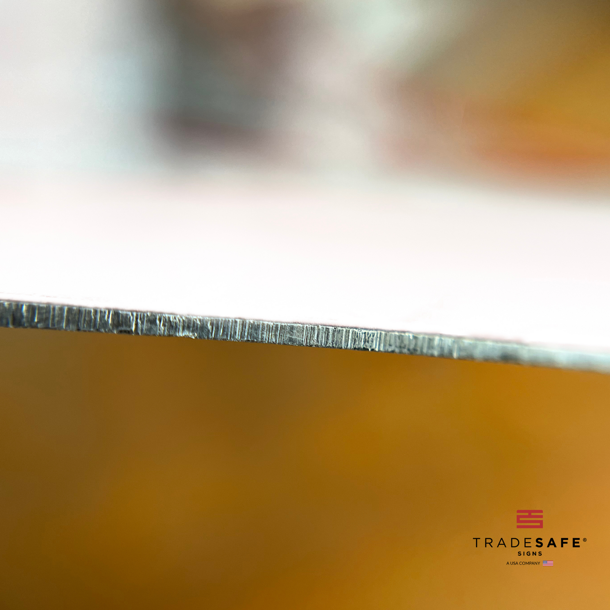 thickness of tradesafe's aluminum sign