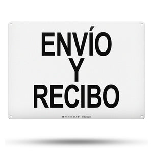 envío y recibo sign