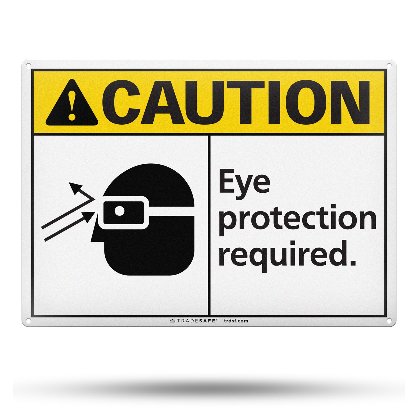 eye protection required sign