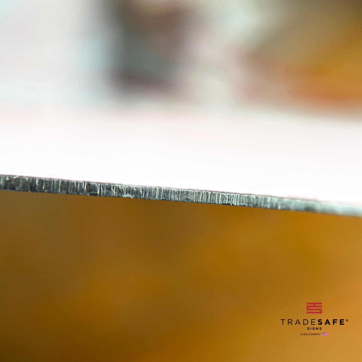 thickness of tradesafe's aluminum sign