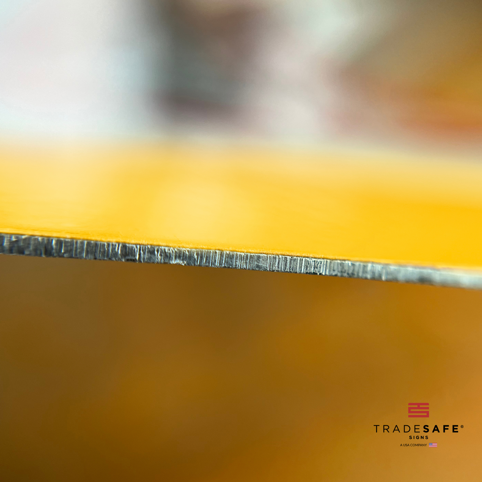 thickness of tradesafe's aluminum sign