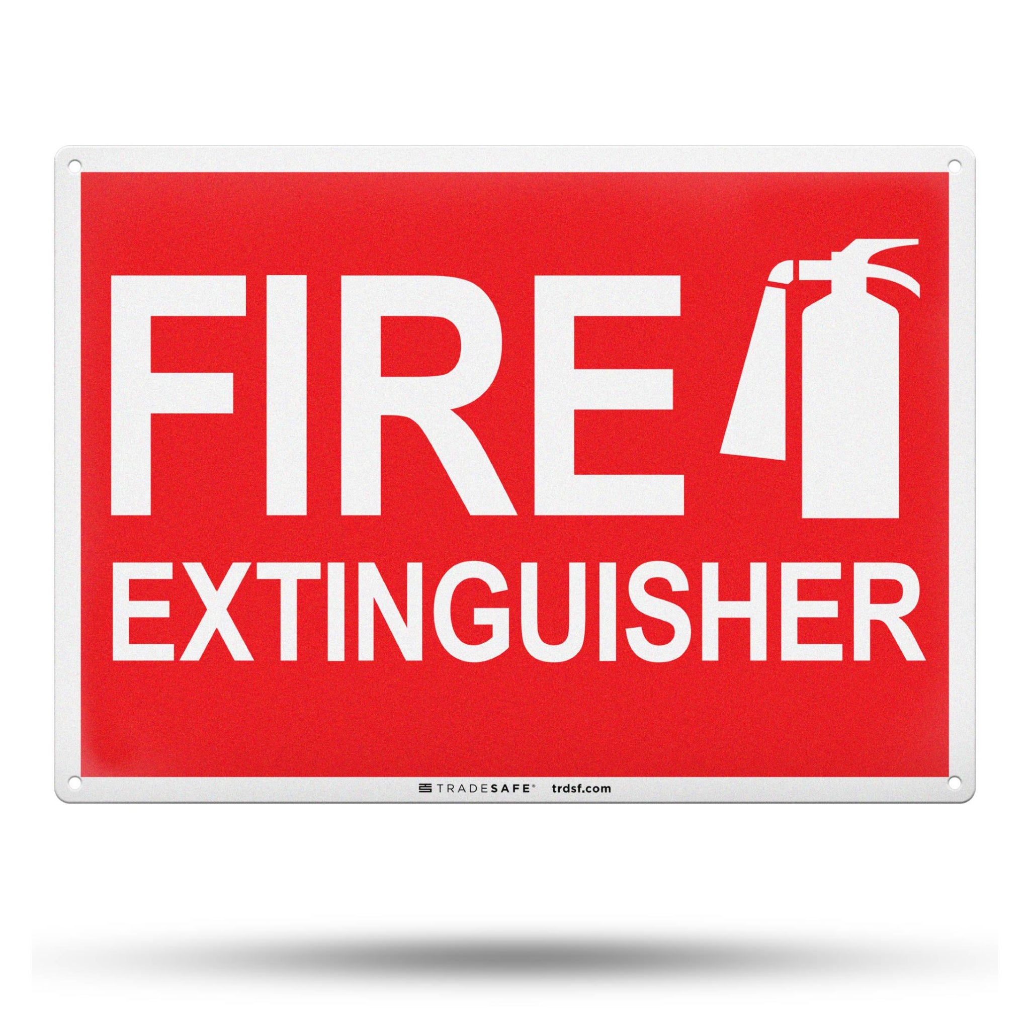 Fire Extinguisher Aluminum Sign