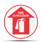 fire extinguisher sign vinyl sticker