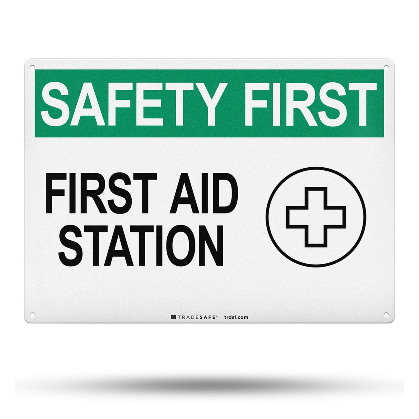 first aid station sign