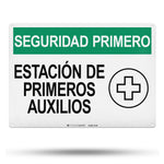 first aid station sign in spanish