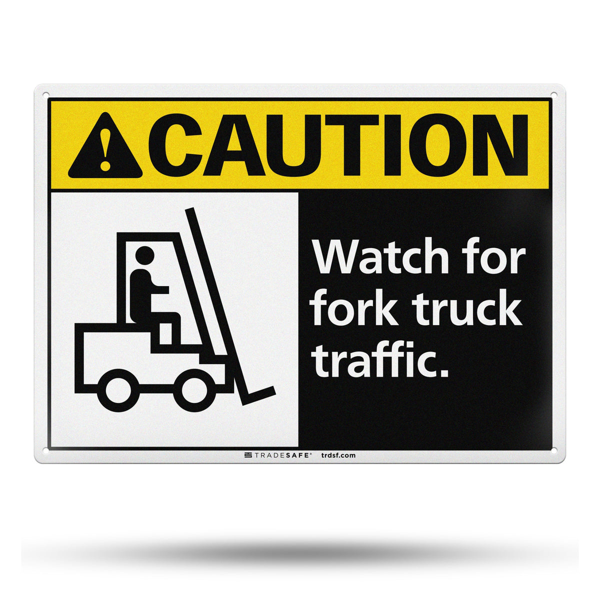 Safety Rucking Sign Forklift Traffic Sign - Aluminum Caution Sign | TRADESAFE